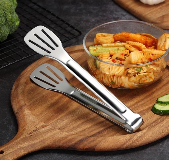 Hot Stainless Steel Food tong Clip, Food Clip spoons - Kitchen Accessories 466897161_BD-224672523