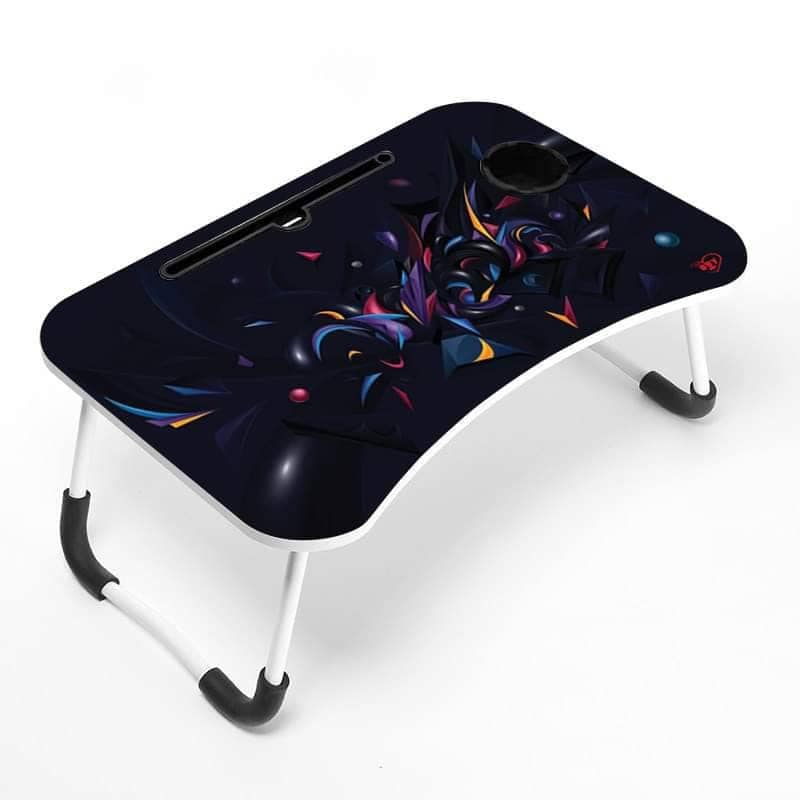 BLACK DESIGHN LAPTOP TABLE BLACK SHAPE