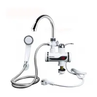 Electric Digital Display Instant Hot Water Tap With Hand Shower, (Basin Mount) Electric Digital Display Instant Hot Water Tap