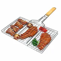 Big Size Portable BBQ Net Holder Clipe bbq net