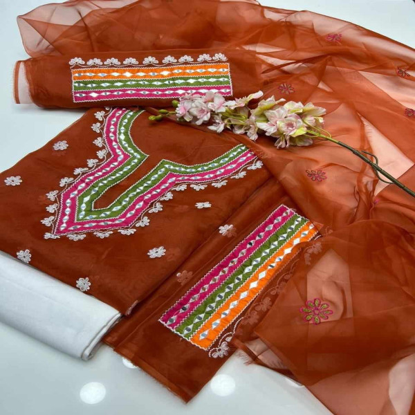 Georgette embroidery work Readymade Salwar kameez party Dress suits For women GK92 G 466897161_BD-224671445k