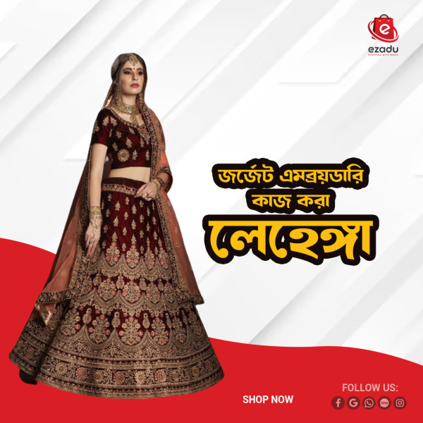 Semistiched Georgette Embroidery Work Free Size Designer Lehenga GL003 295796370_BD-130850099lx