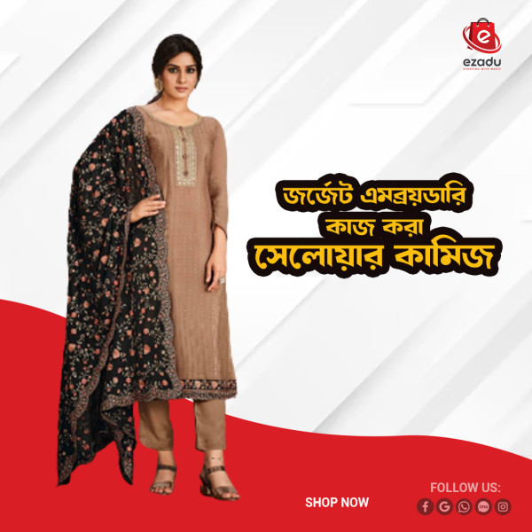 Georgette embroidery work Free Size Salwar kameez suits For women GK042 466897161_BD-2246714kljh